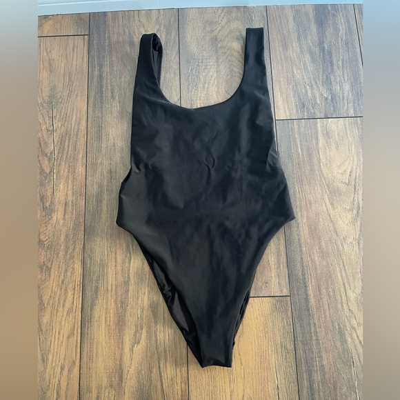 aerie Other - Aerie Black Low Back One Piece Swimsuit
